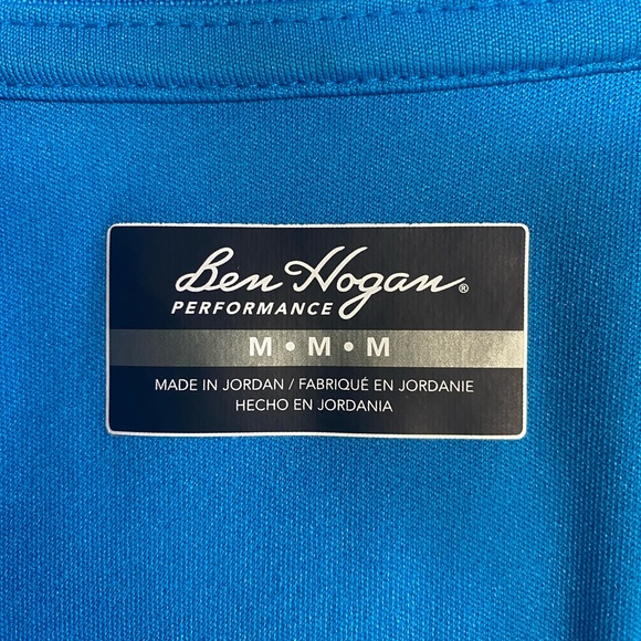 Ben Hogan Performance Short Sleeve Golf Shirt Men’s Medium - Picture 3 of 3